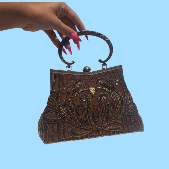 Fabulous beaded handbag in perfect condition - Picture 1 of 5